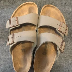 Olive green birkenstocks